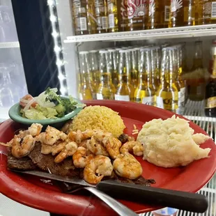 Shrimp and Steak Small Shrimp