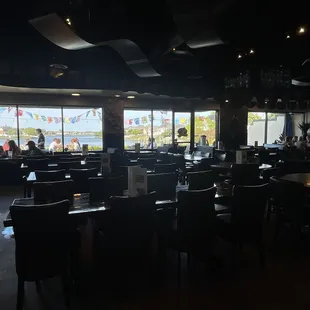 View of the lake from the inside