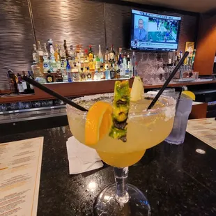 Margarita with choice of tequila, I chose Casa.