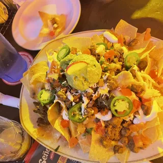 Nachos w. Carne Asada