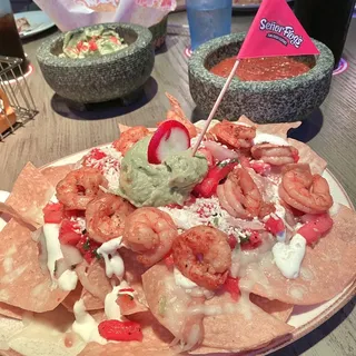 Nachos w. Shrimp