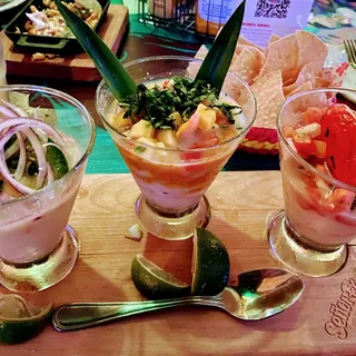 Shrimp Ceviche Trio