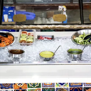 salsa bar