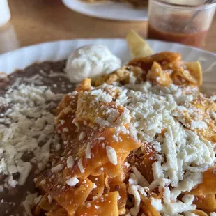 Chilaquiles and Eggs Breakfast