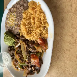 Famous Fajitas Plate