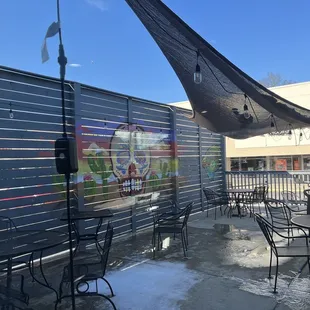 Patio mural