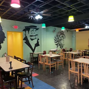 the interior of a restaurant