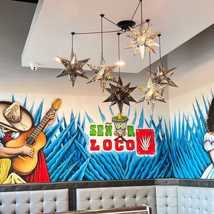 *:｡ﾟ Love the beautiful murals upon entering in this afternoon*:｡ﾟ@ Señor Loco Taco