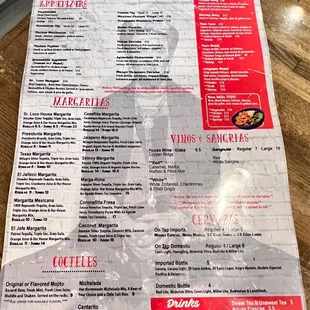 11/13/2022:  Menu @ #Señor Loco Taco