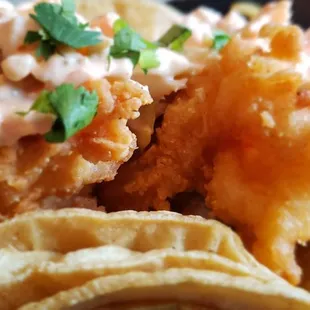The shrimp taco