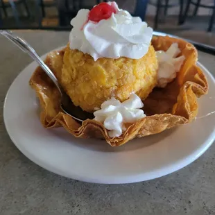 dessert, food