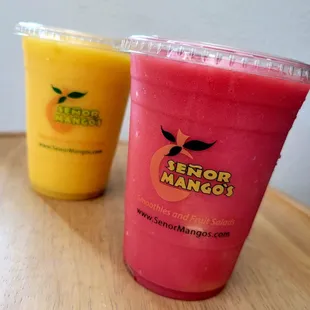 Tropical Treat and Pitaya Smoothie