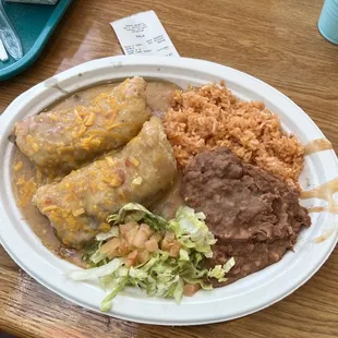 (2) Chili Relleno Plate