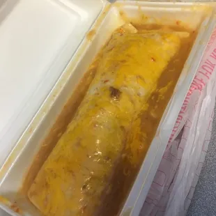 HUGE smothered burrito 07.28.16