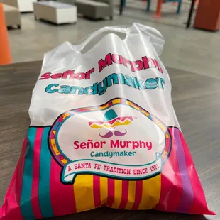 a bag of candy