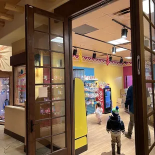 the inside of a store