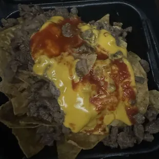 Stale chips i ask for no beans and they gave me beans  where the sour cream the guacamole  and they lady didn&apos;t understand English