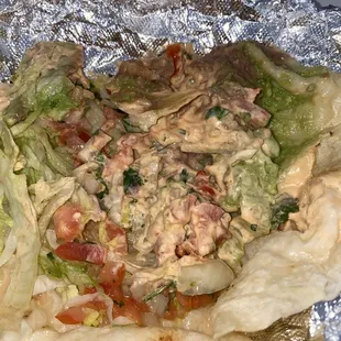 Salad burrito?