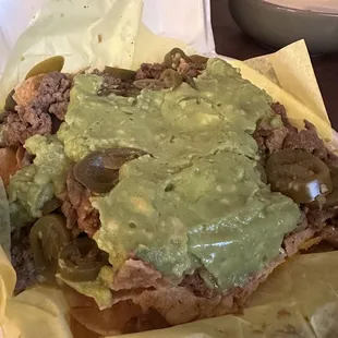 Carne asada nachos