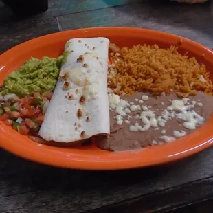 Carne Asada Burrito.