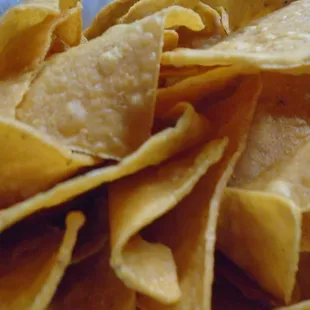 Corn chips, close-up.