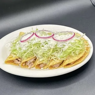 a plate of food on a table