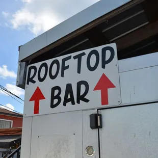 Rooftop Bar Entrance