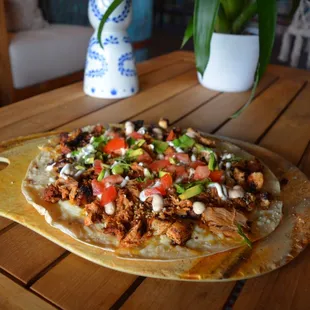Breakfast Mexican Pizza
