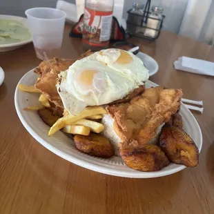 Milanesa de pollo a lo pobre