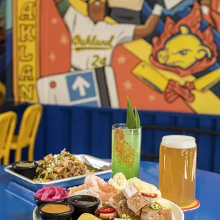 Featured menu items that you can EXCLUSIVELY get at our new location: Lechon Kawali Plato and Sisig Lumpia