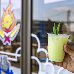 Pandan Iced Tea