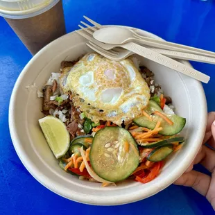 Sisig Rice Bowl