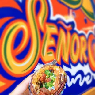 Delicious Tocilog Burrito w/ ube tortilla!