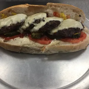 Cheeseburger Sub