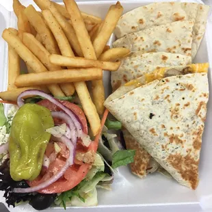 Quesadilla platter