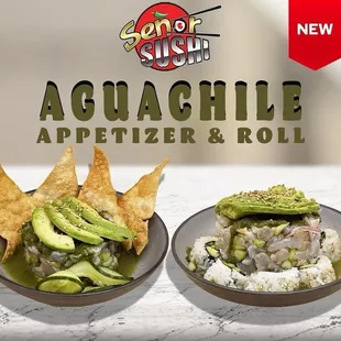 two plates of food on a table