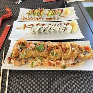 sushi and sashimi, food