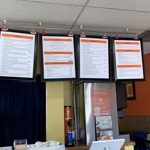 Menus