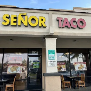 Here for the first time at Senor Taco!!