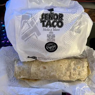 Señor Burro- Biggest Burrito EVER!