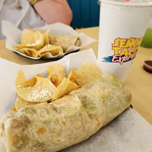 Surf &amp; turf burrito