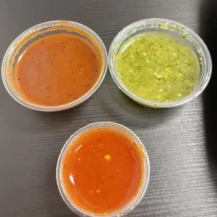 3 salsas