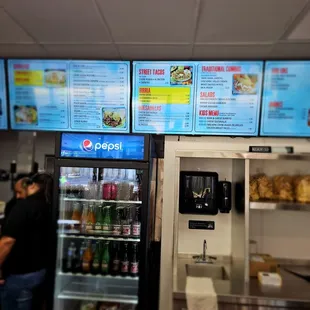 Menu board