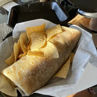 Diablo Shrimp Burrito.