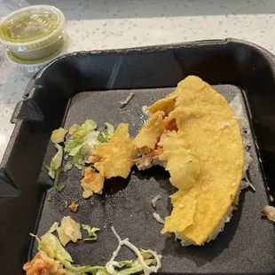 *Combo #5 chicken tacos