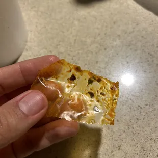 Plastic wrap found in soup