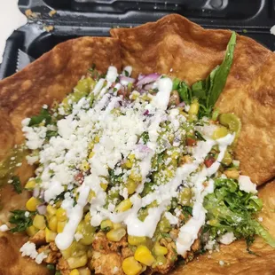 Taco Salad with grilled chicken