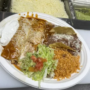 Enchiladas plate