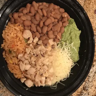 Chicken Baja bowl no salsa