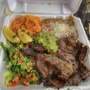 Carne Asada Plate